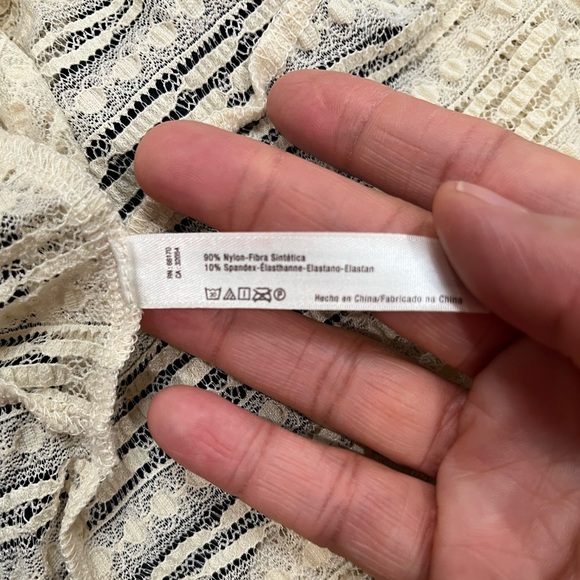 Free People Intimately Love Story Cream Lace‎ Slip Dress Sz. M NWT - Picture 7 of 14